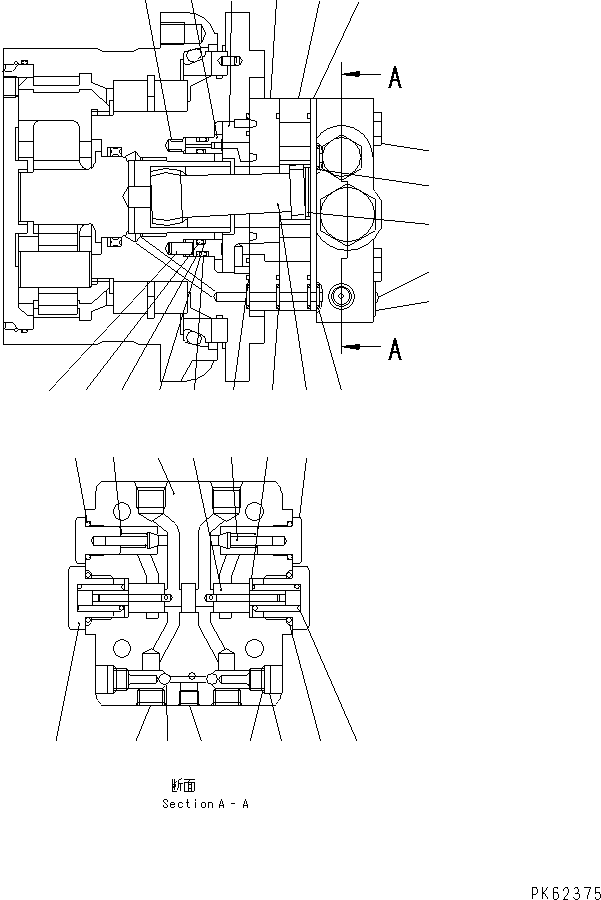 Проставка 20A-60-14360 KOMATSU