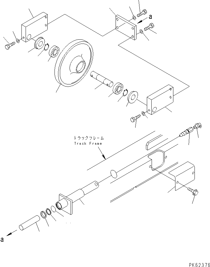 Опора 20A-35-11240 KOMATSU