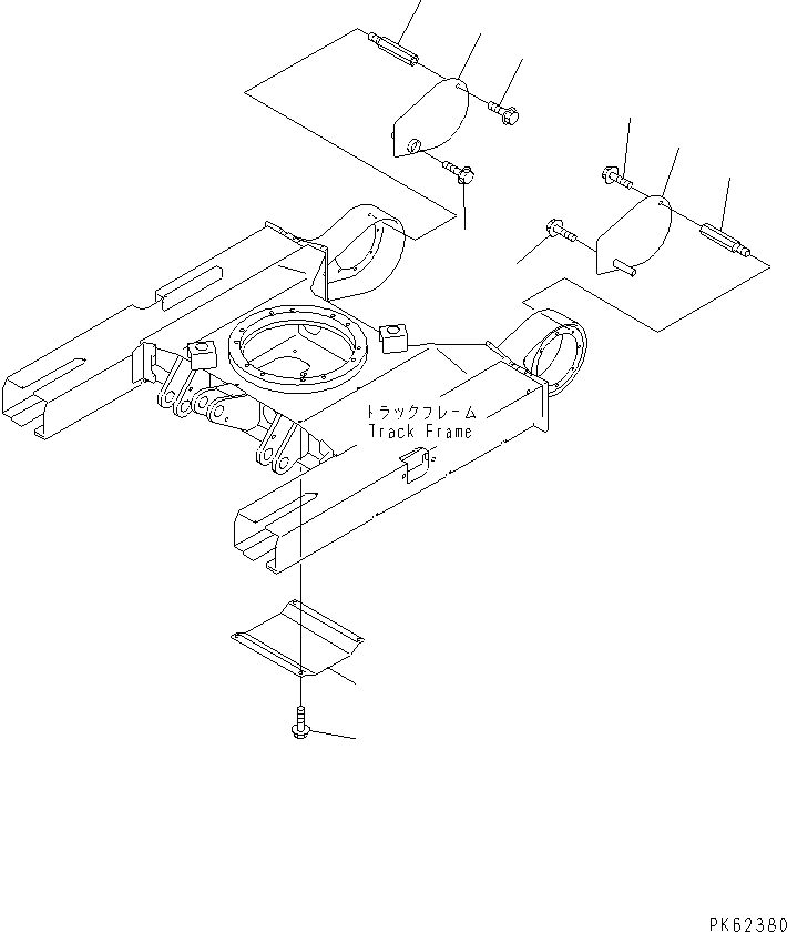 Крышка правая 20A-35-11730 KOMATSU