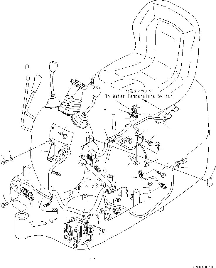 PLATE¤ INSTRUCTION,FUSE 21S-98-31310 KOMATSU
