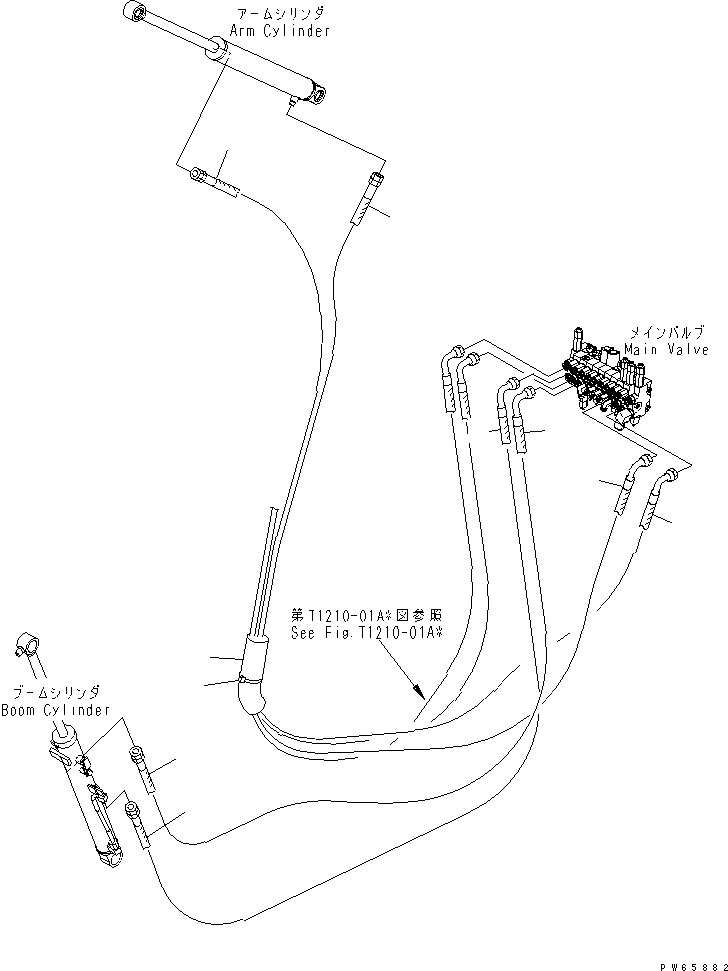 Шланг 21S-62-32151 KOMATSU