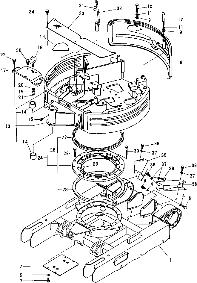 COVER,UNDER YM17218650360K KOMATSU