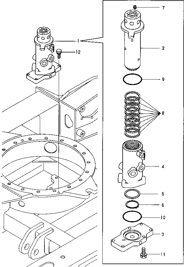 FLANGE,SWIVEL YM172148-73830 KOMATSU