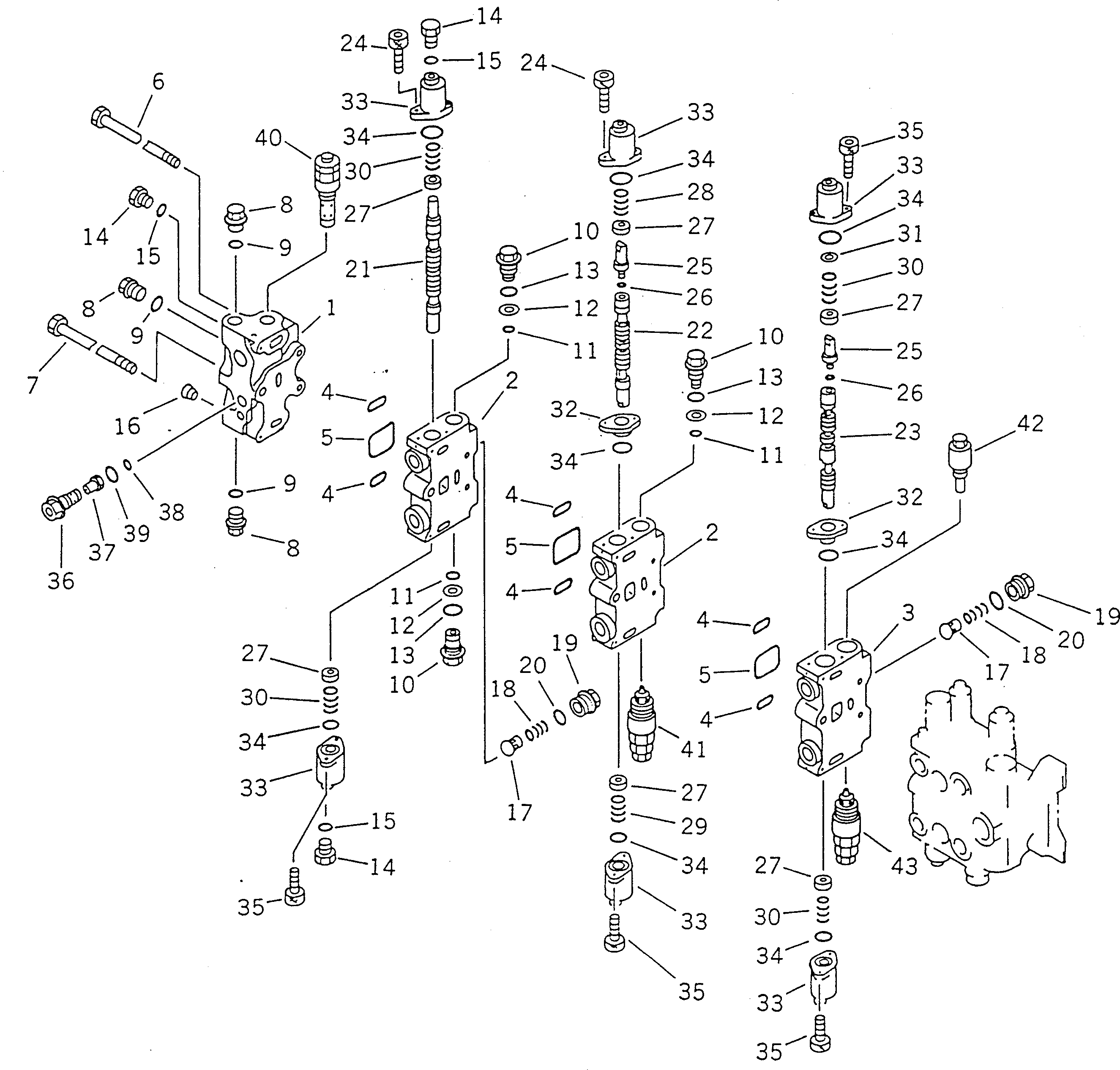 VALVE ASS'Y,R.H. 709-86-11200 KOMATSU