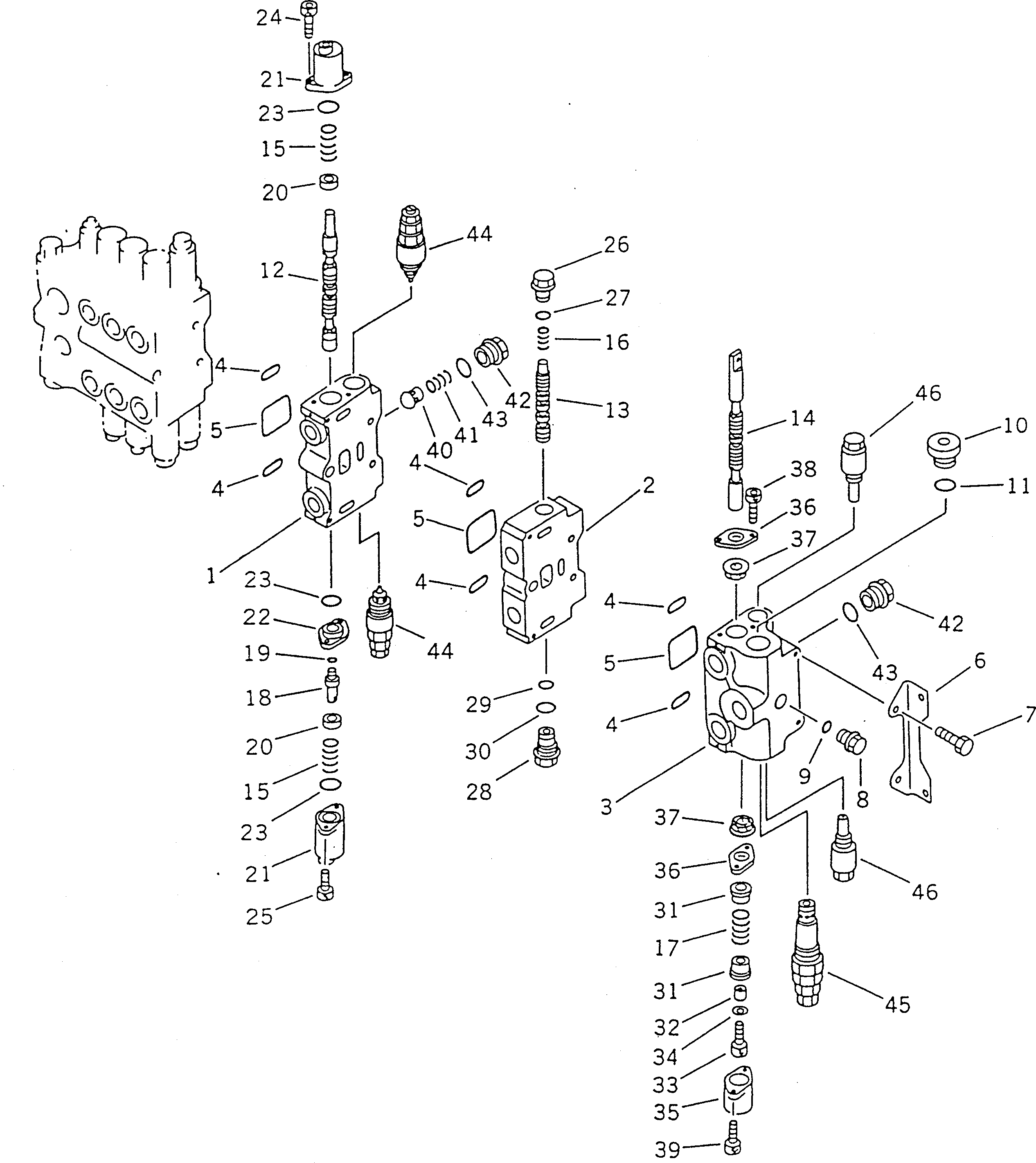 VALVE ASS'Y,R.H. (709-86-11200) KOMATSU