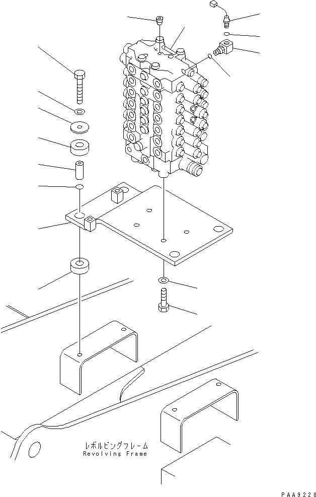 Управляющий клапан (723-37-10400) KOMATSU