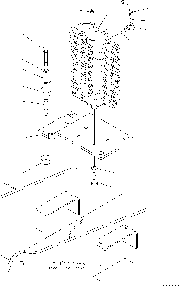 Управляющий клапан (723-38-10401) KOMATSU