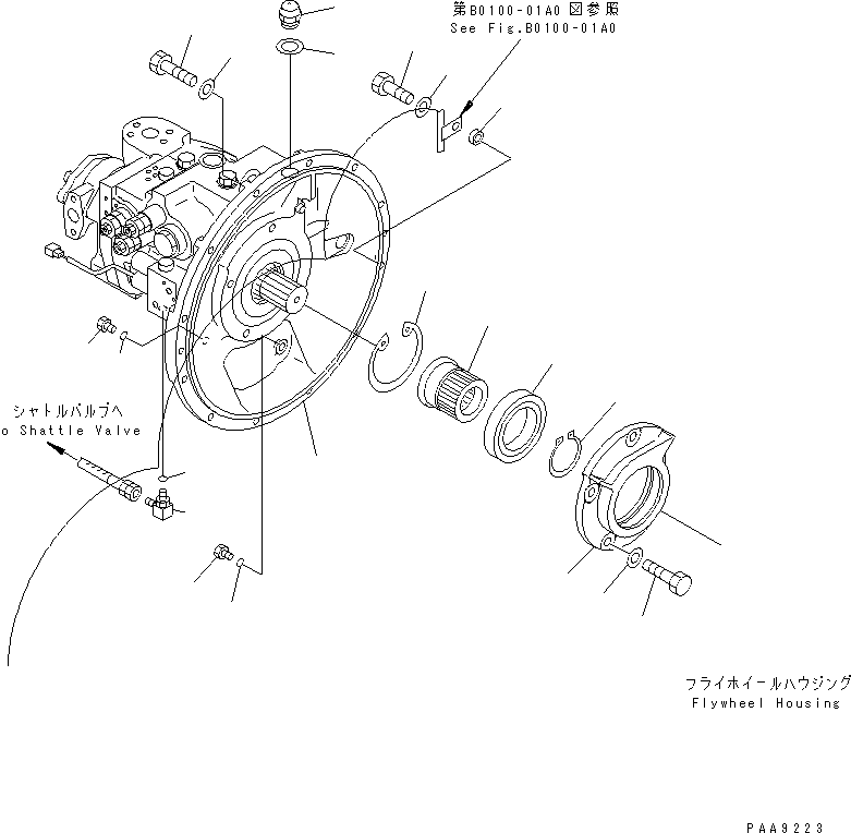 Насос в сборе (708-1L-00430) KOMATSU