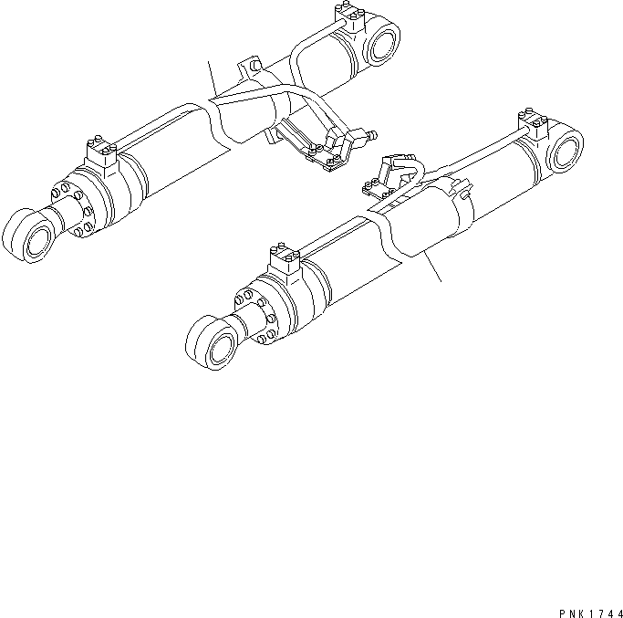 CYLINDER GROUP,(L.H.) (\8\202-63-X7900) KOMATSU