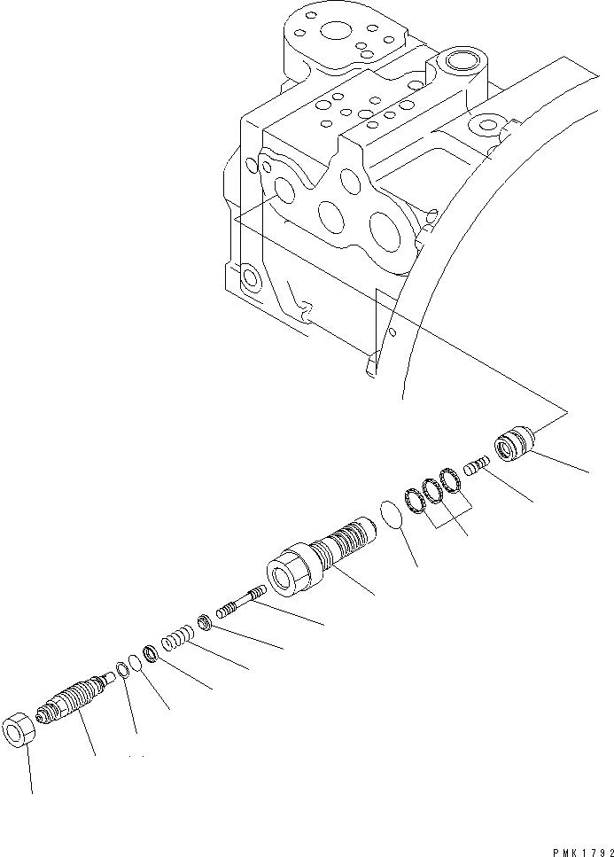VALVE ASS'Y,LS 708-1L-04711 KOMATSU