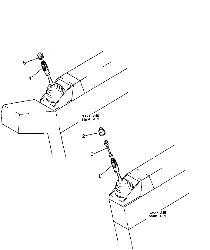 HORN SWITCH ASS'Y 205-43-51761 KOMATSU