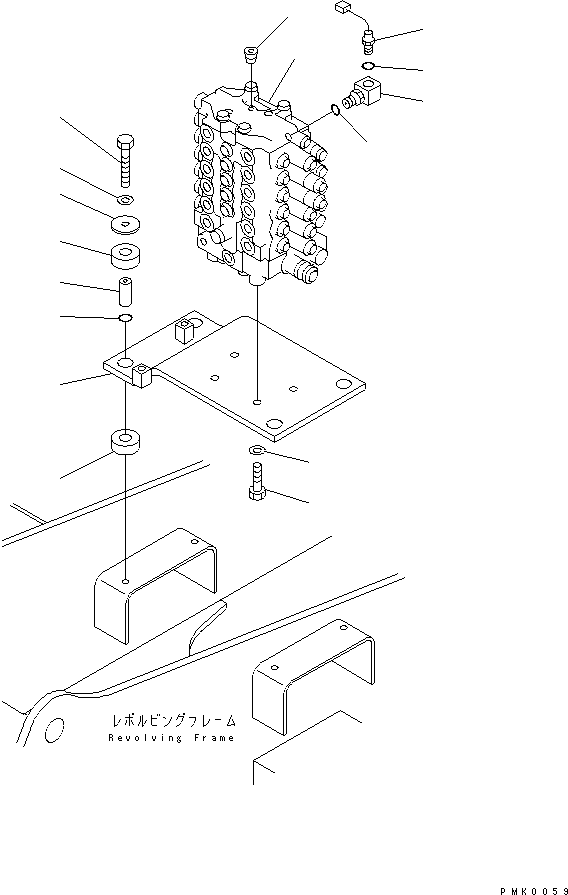 Клапан в сборе (723-36-12400) KOMATSU