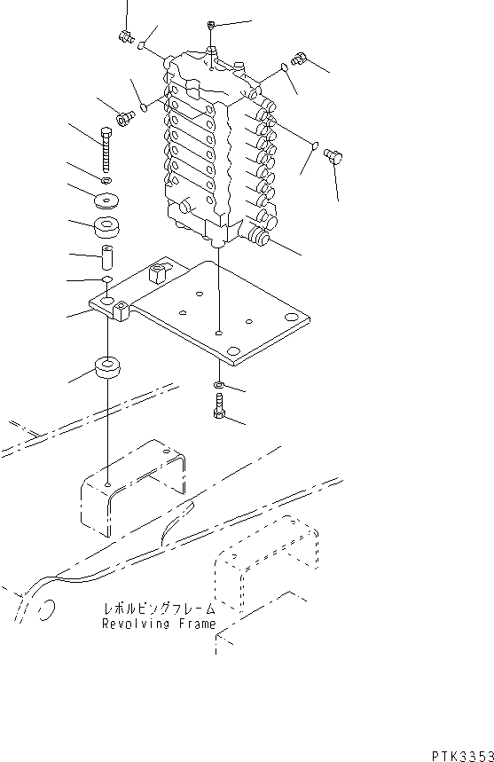 Управляющий клапан (723-37-13101) KOMATSU
