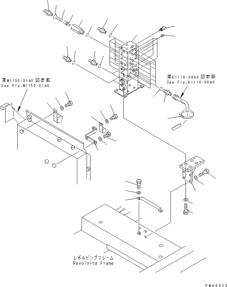 VALVE ASS'Y,(SEE FIG.Y0674-01A0) (723-90-21000) KOMATSU