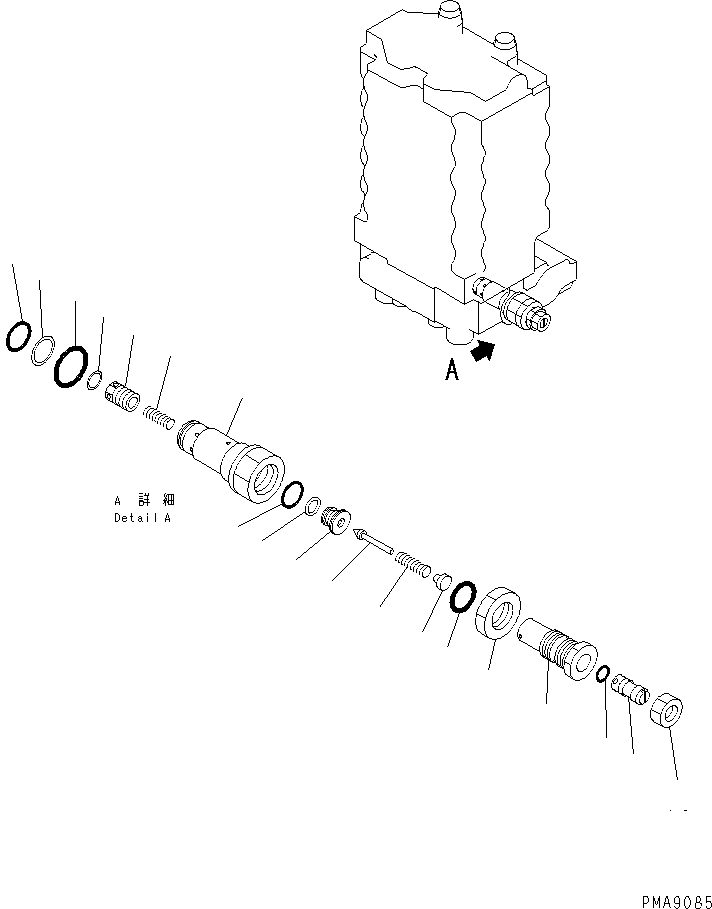 Клапан в сборе 723-30-90300 KOMATSU