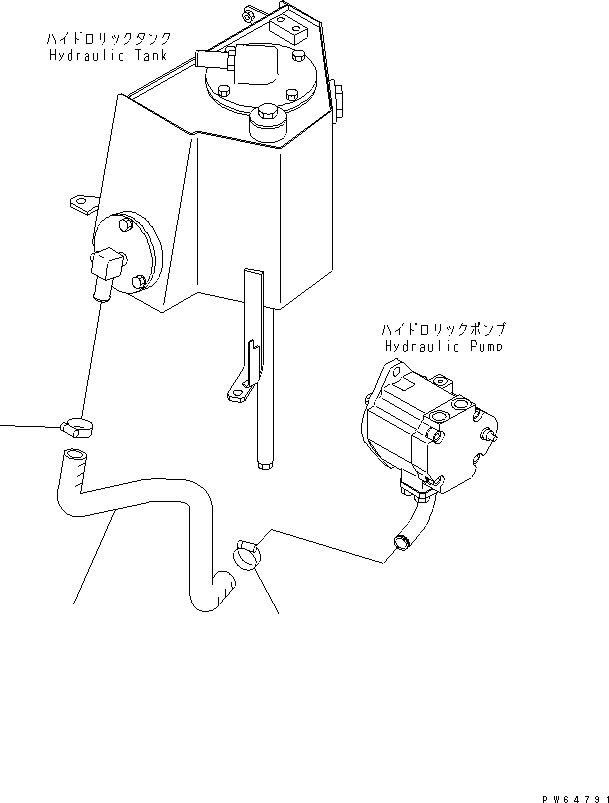 Шланг 22J-62-12171 KOMATSU