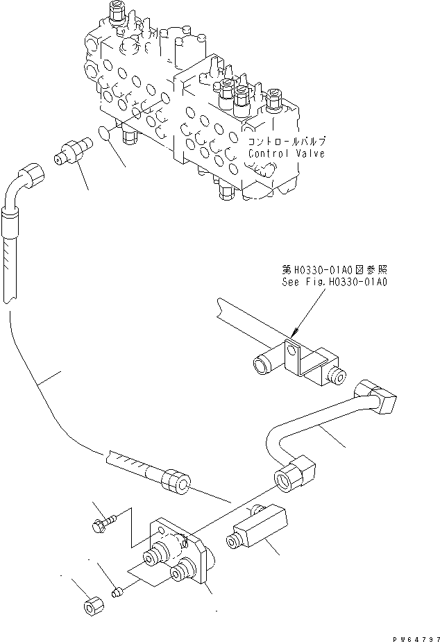 Шланг 22J-973-1330 KOMATSU