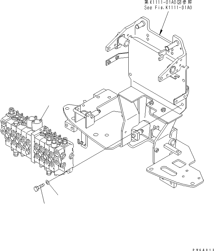 Клапан в сборе (724-00-21003) KOMATSU