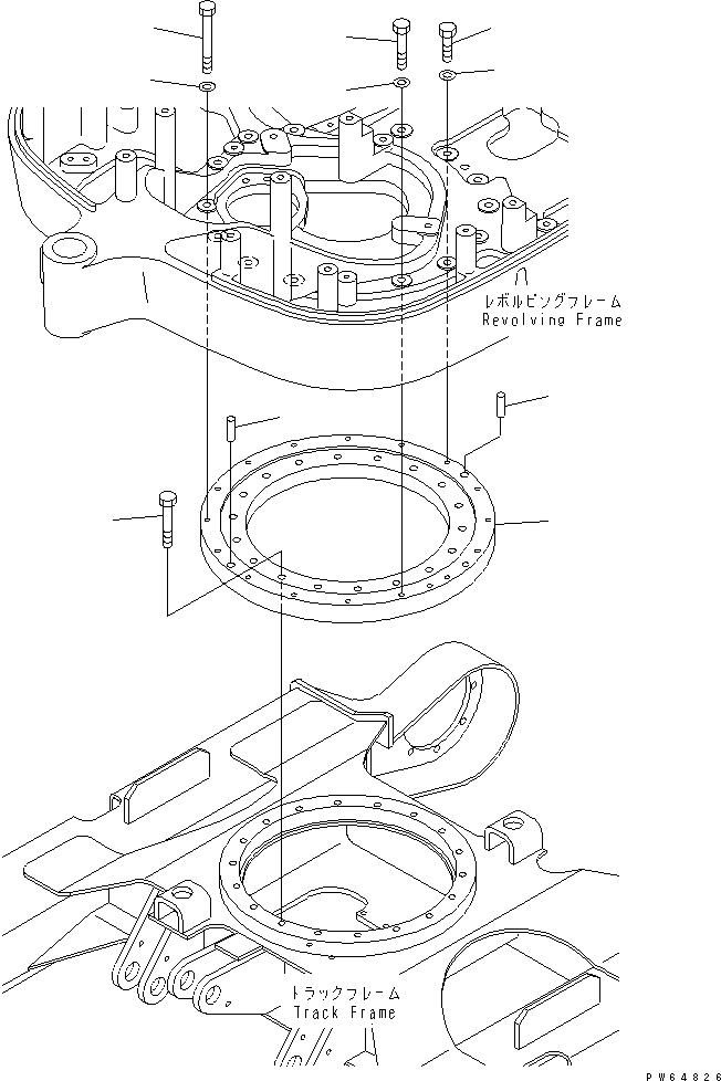 SWING CIRCLE ASS'Y 22J-25-11101 KOMATSU