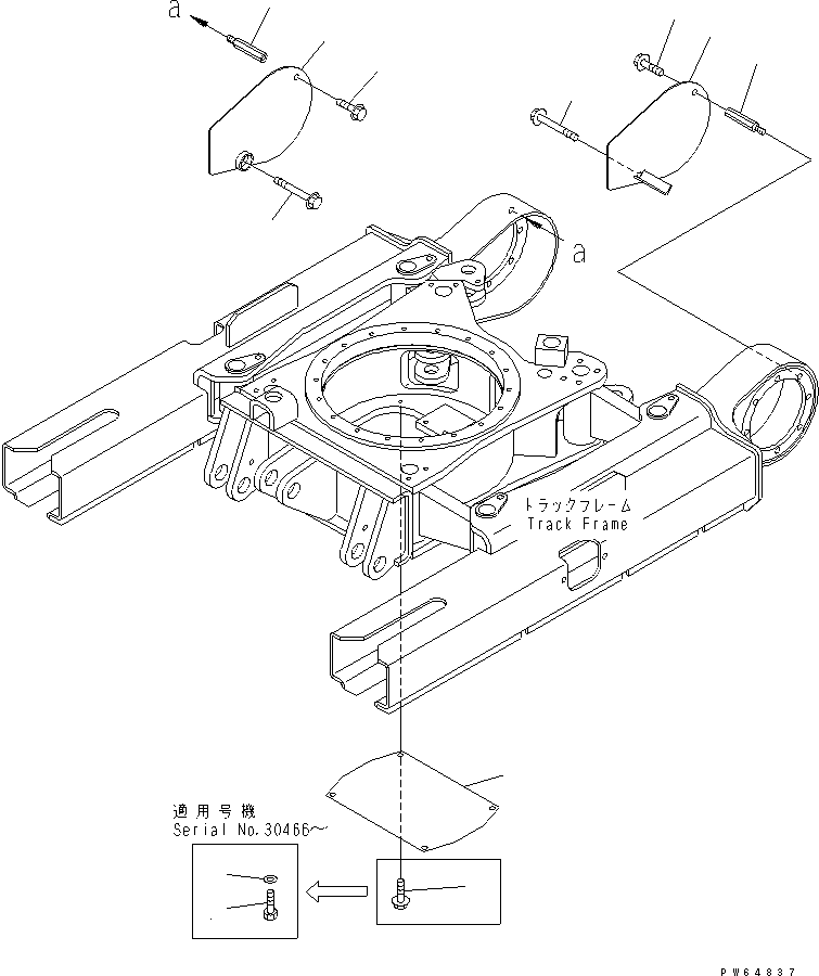 Крышка 22J-35-12912 KOMATSU