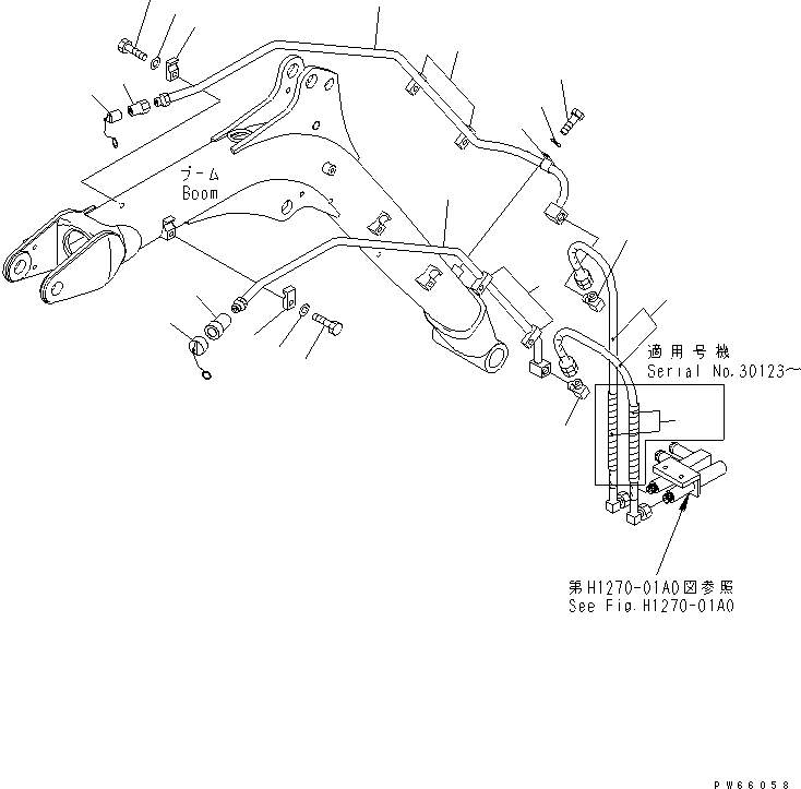 Шланг 22J-973-1391 KOMATSU