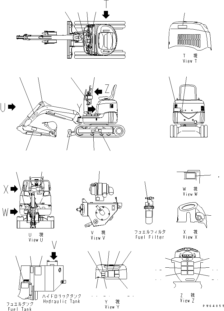 PLATE¤ MARK,LOCK PIN 22J-98-11331 KOMATSU