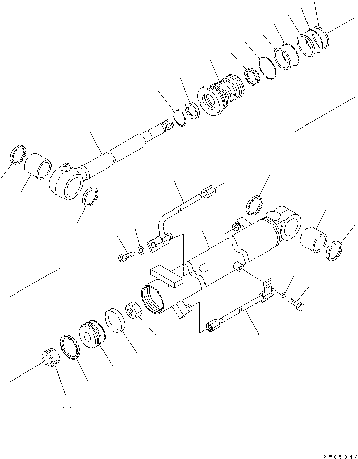 группа цилиндра (\8\22J-63-X2112) KOMATSU