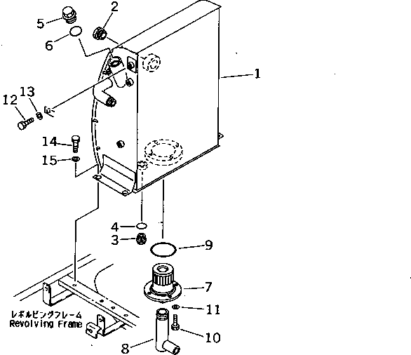 Бак 20N-60-78211 KOMATSU