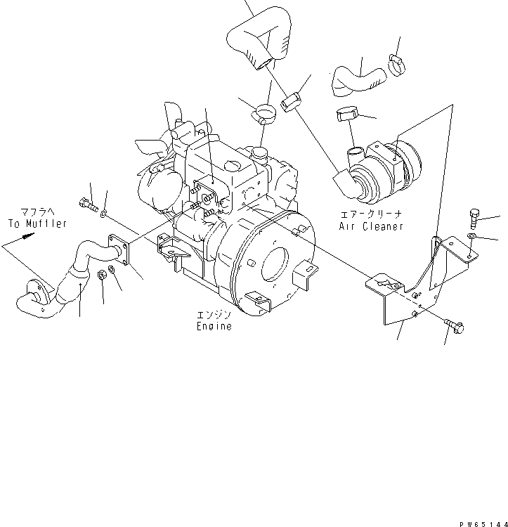 Шланг 20A-01-21132 KOMATSU