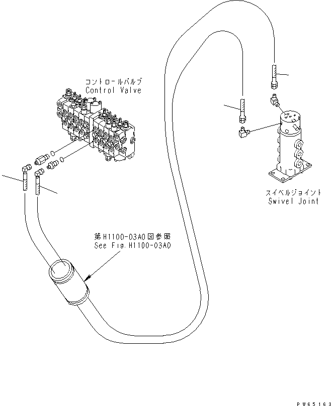 Шланг 20A-62-22271 KOMATSU