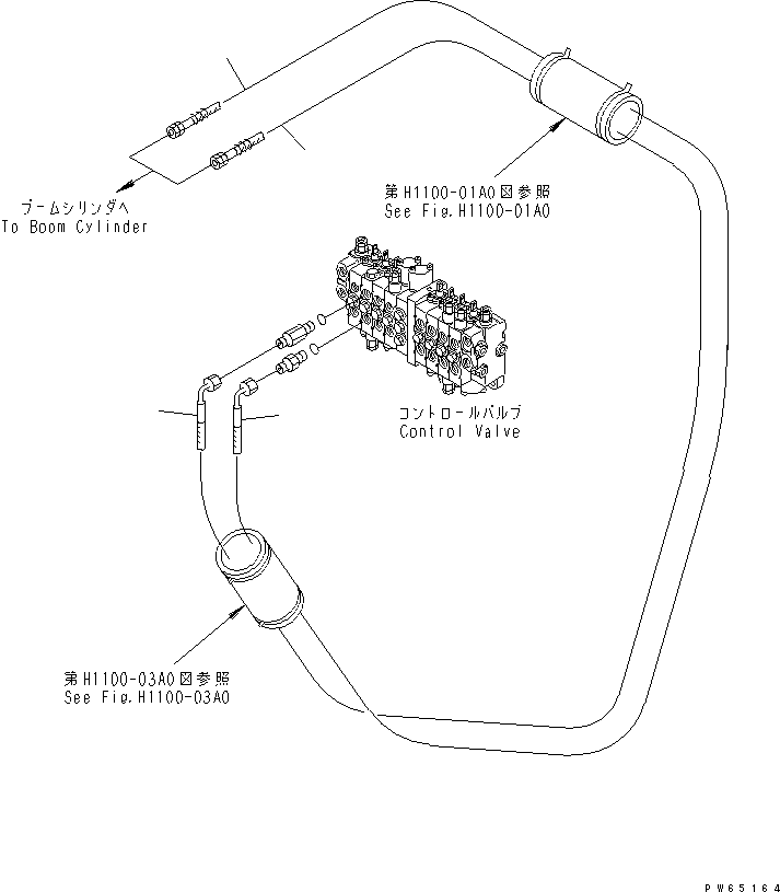 Шланг 20A-62-22331 KOMATSU