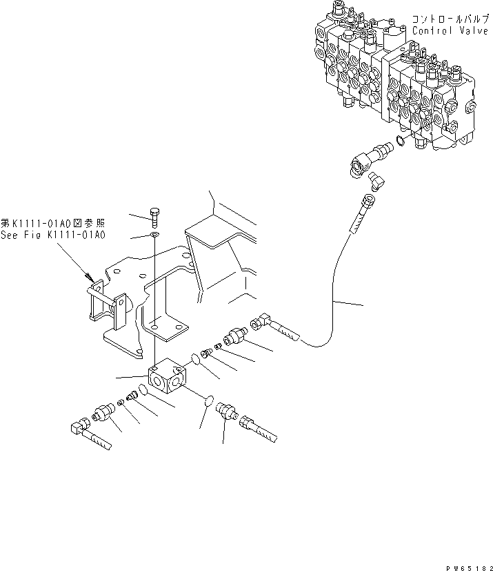 Шланг 20A-62-22152 KOMATSU