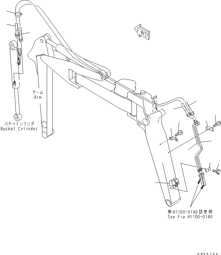Хомут 20A-62-13191 KOMATSU
