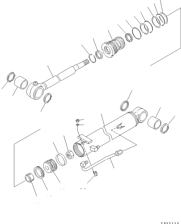 Шток поршня 20A-63-56320 KOMATSU