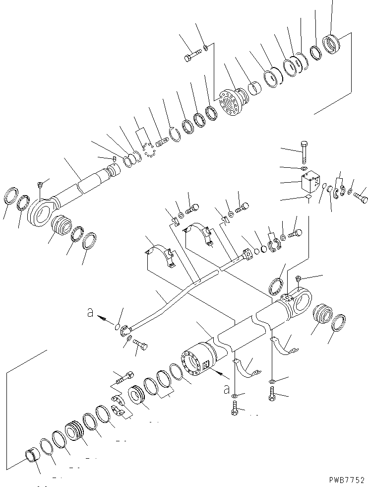 Головка цилиндров 707-27-25710 KOMATSU