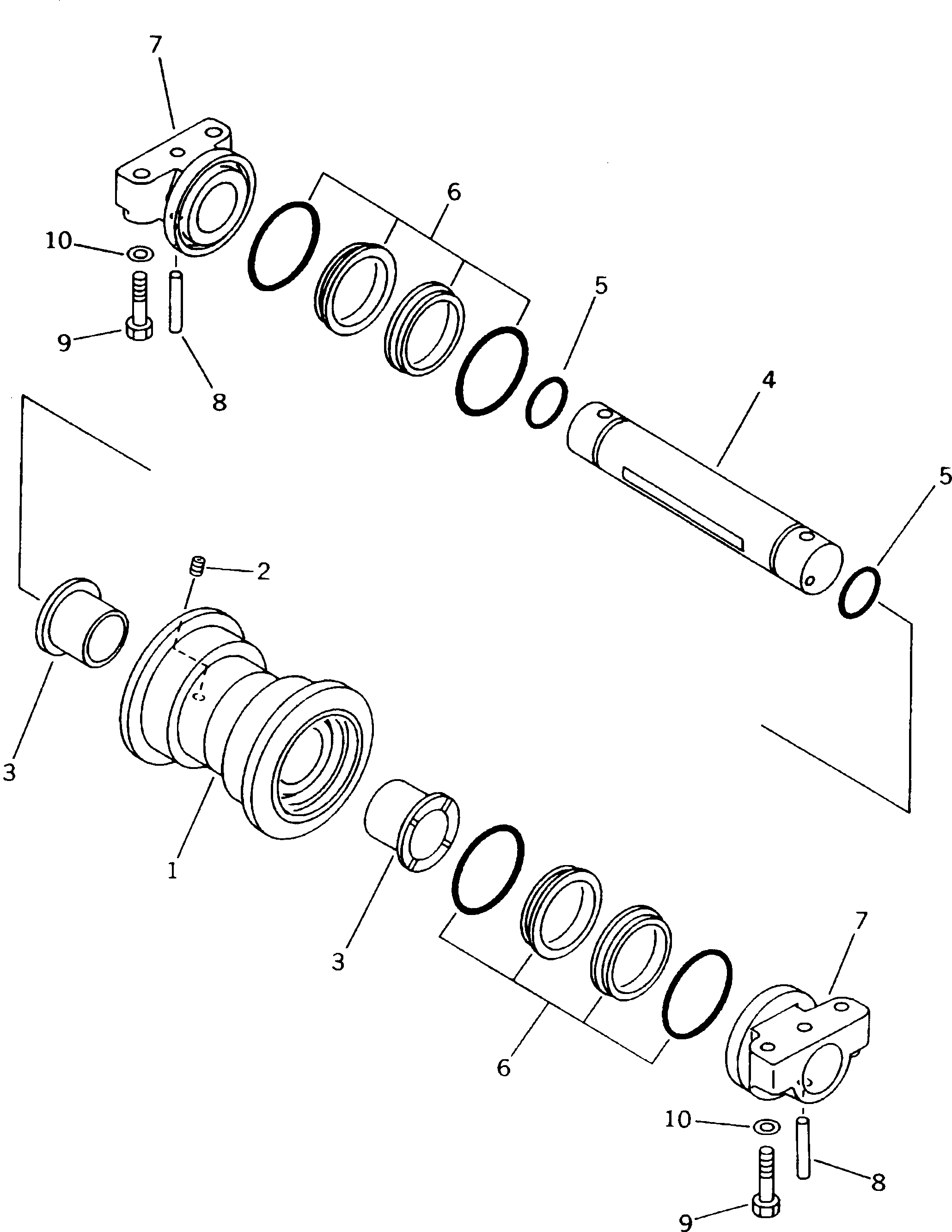 Уплотнительное кольцо круглого сечения 203-30-K1540 KOMATSU