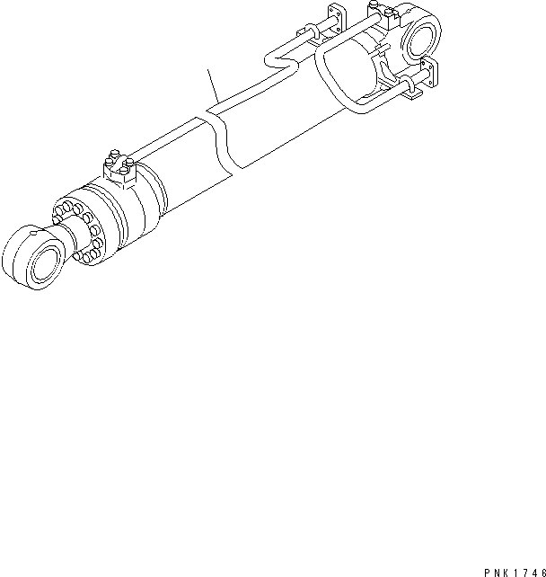 BOOM CYLINDER GROUP,(SEE FIG.Y1620-02A1) (\8\203-63-X2371) KOMATSU