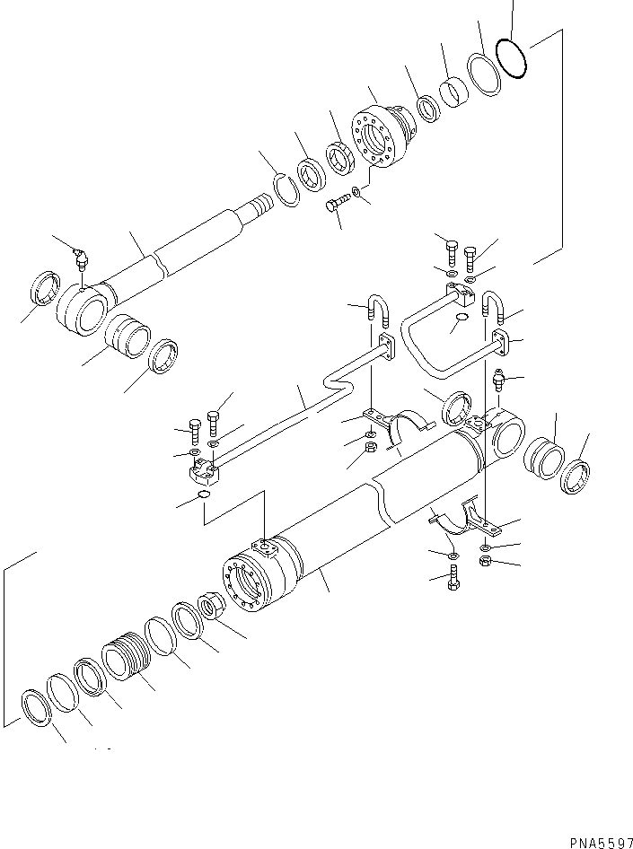 Трубка 203-63-54980 KOMATSU