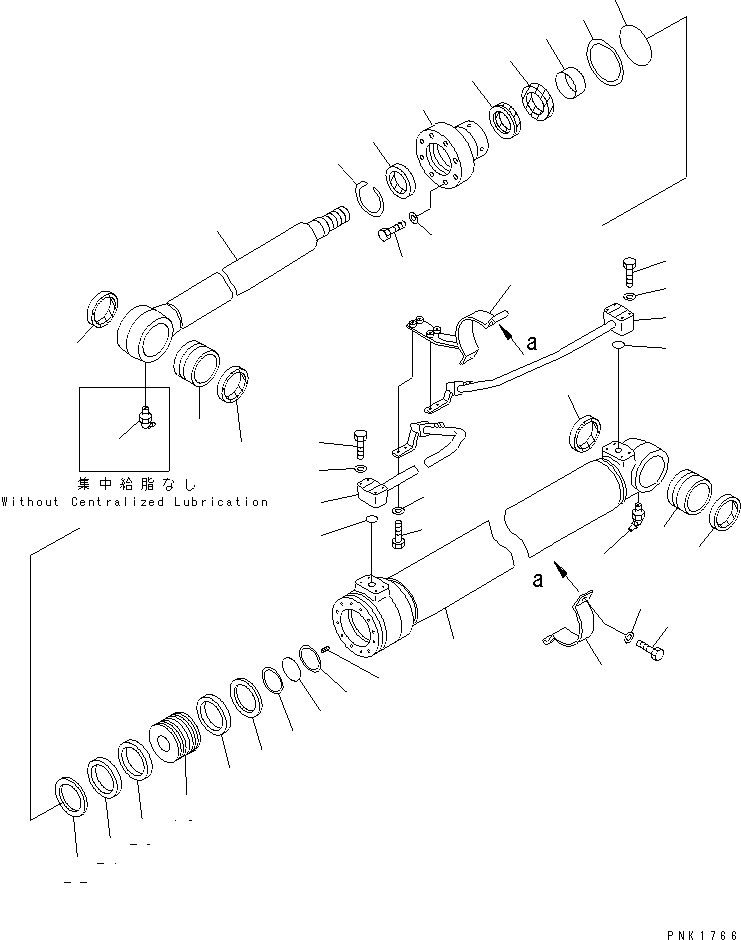 CYLINDER ASS'Y,BOOM 203-63-07700 KOMATSU