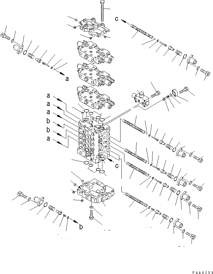 Управляющий клапан 723-39-12101 KOMATSU