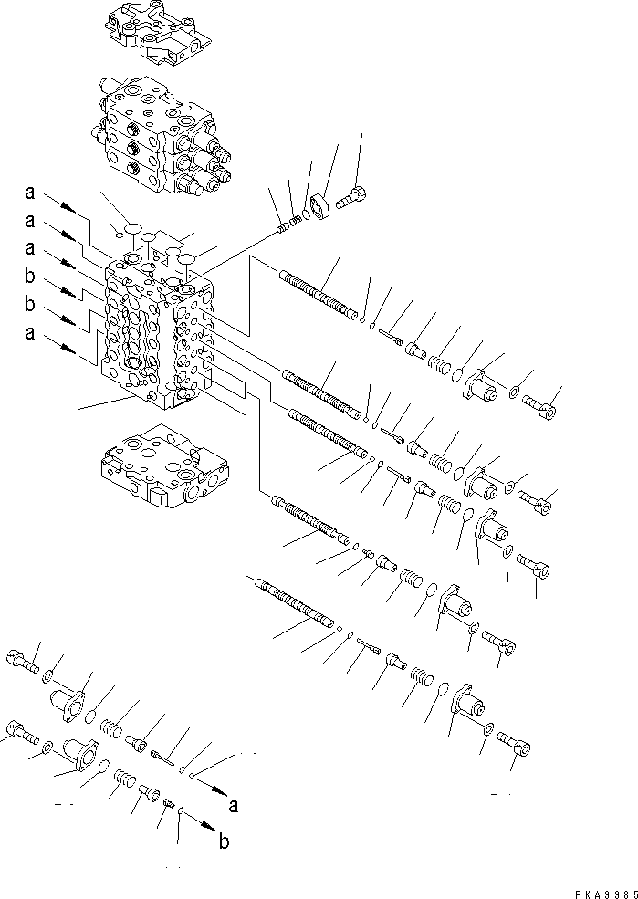 Управляющий клапан 723-39-12400 KOMATSU