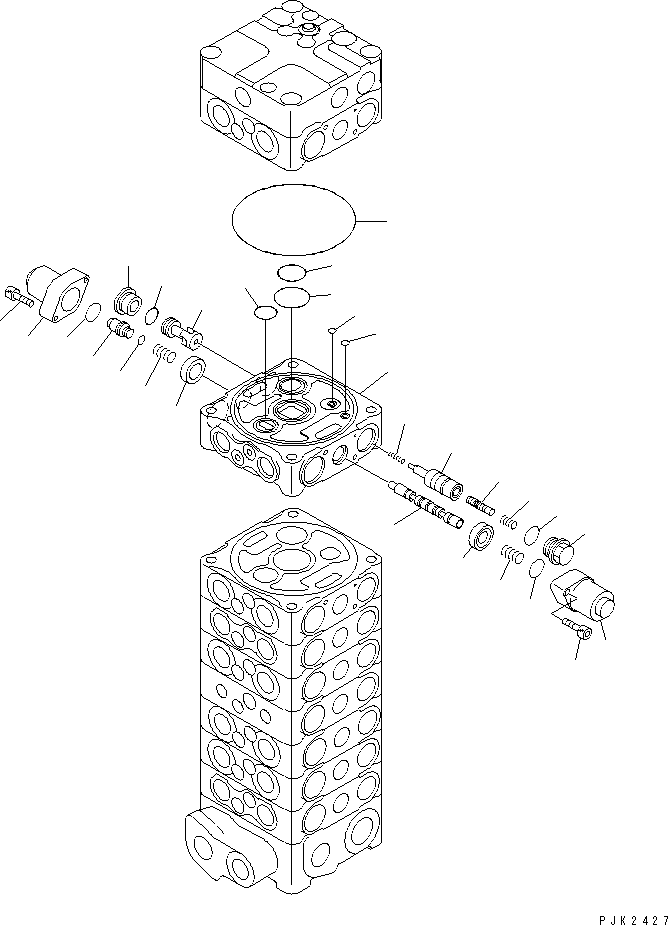 Клапан в сборе 723-51-02200 KOMATSU