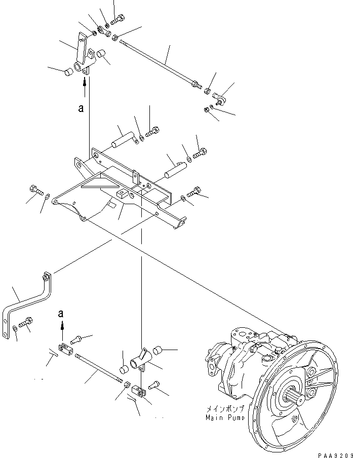 Распорка 203-972-6330 KOMATSU
