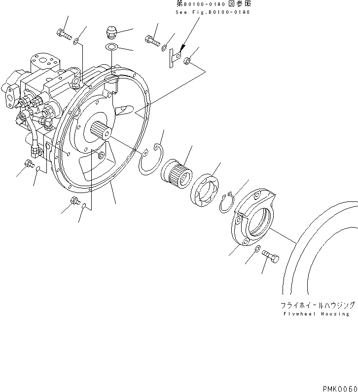 Насос в сборе (708-1L-00450) KOMATSU