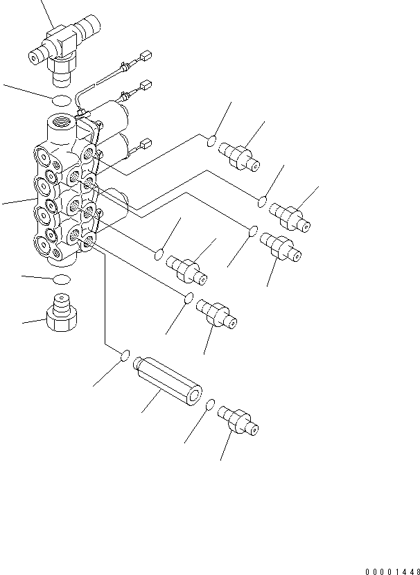 Электромагнитный клапан (203-60-62530) KOMATSU