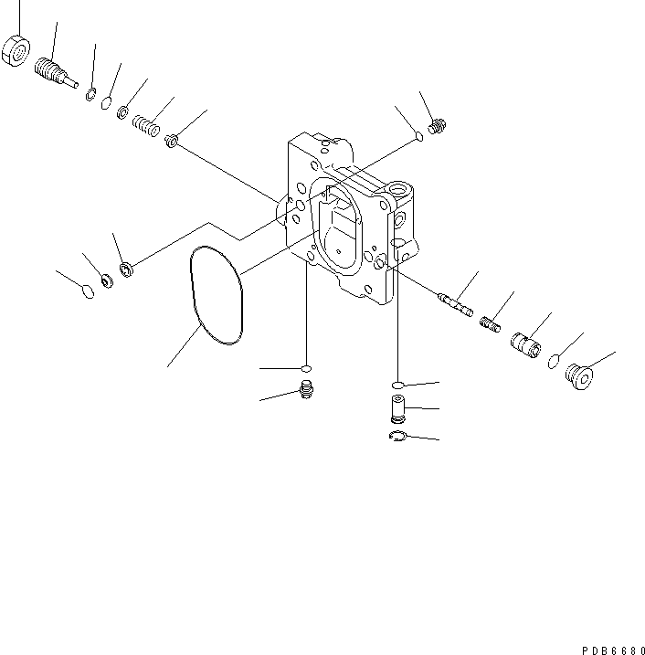 SERVO VALVE ASS'Y (708-1L-03620) KOMATSU