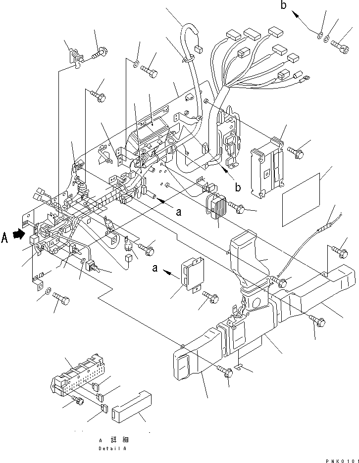 Панель 7834-87-2000 KOMATSU
