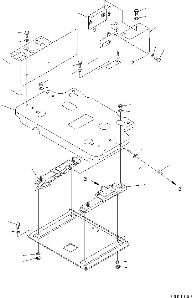 ADJUSTER,R.H. 203-54-65330 KOMATSU