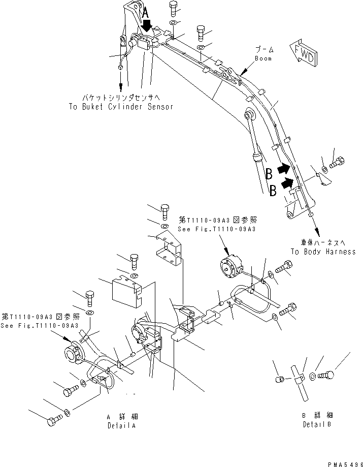 Жгут проводов 203-06-61322 KOMATSU