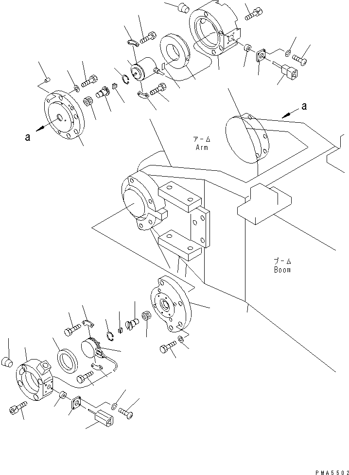SENSOR ASS'Y,L.H. 203-06-63200 KOMATSU